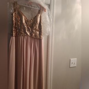 Rose gold dress